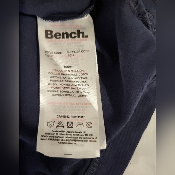 NEW Bench Men's Navy Polo Shirt, Size Medium - Picture 4 of 4